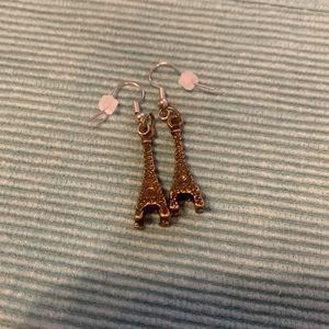 Eiffel Tower Dangle Earrings